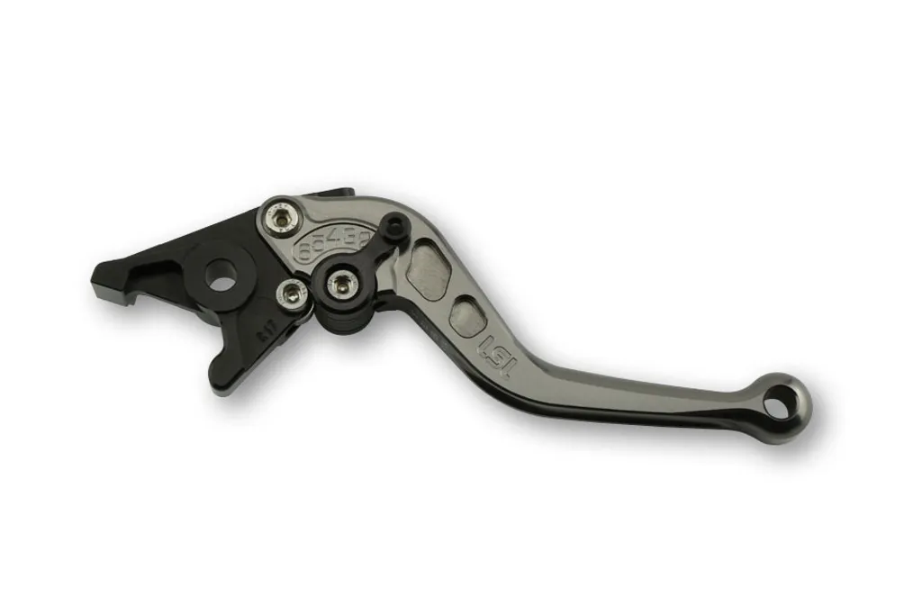 Levier d'embrayage L17 LSL court anthracite pour réduire la fatigue de main