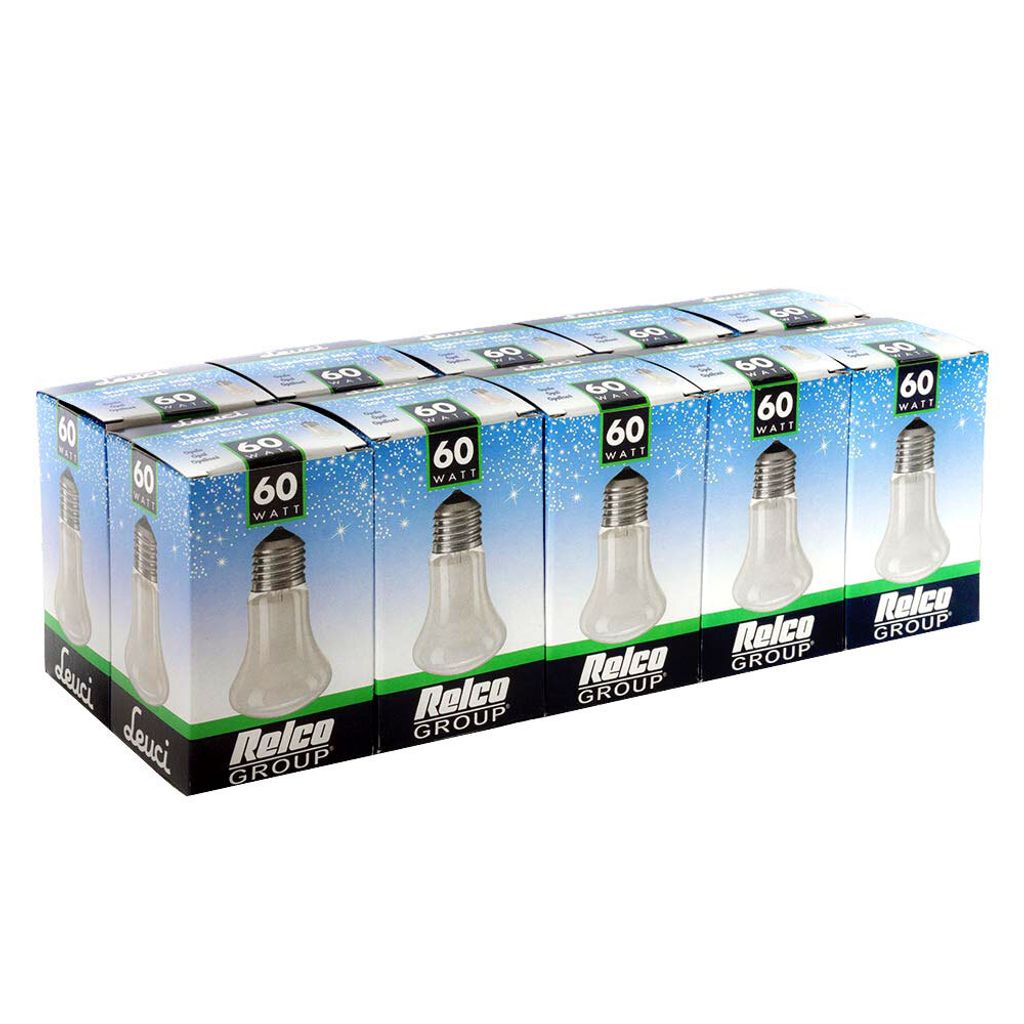 10 x Krypton 60W E27 Pilzform opal weiß 60 Watt Glühbirne Produktbild 