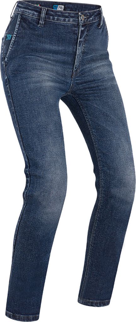 PMJ Victoria Damen Motorradjeans, dunkelblau, 36