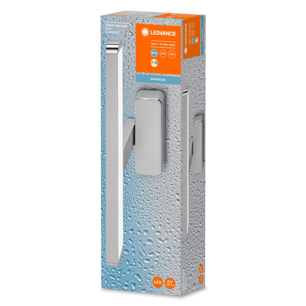 Applique Orbis Disc Bar éclairage Led Orientable Blanc Image du produit 