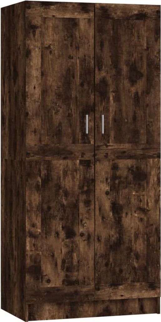 vidaXL Šatní skříň Smoked Oak 82,5x51,5x180 cm výrobek ze Obrázek produktu 
