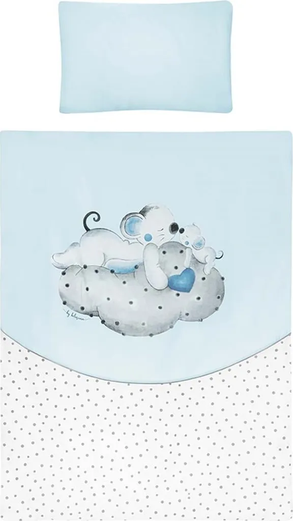 Ensemble de lit enfant Belisima LOVE turquoise pour un sommeil paisible
