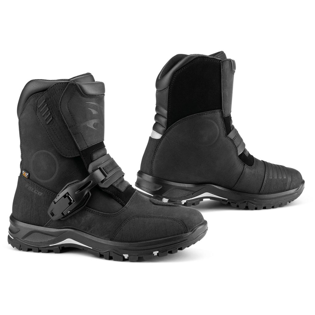 Falco Unisex Motorradstiefel Marshall , Schwarz, 44