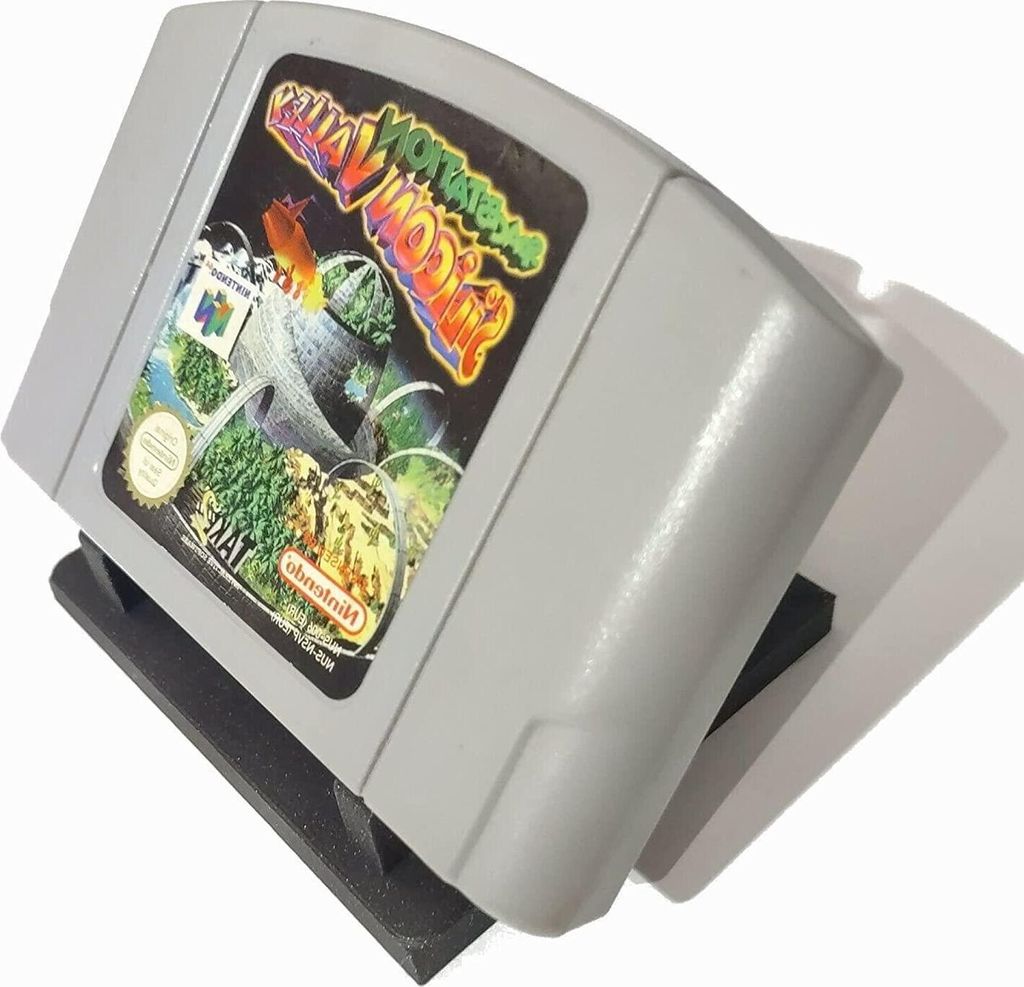 Display Aufsteller passend für Nintendo N64 Spiel Spiele Ständer Präsentation Konsolen-Spiele N 64 Halter