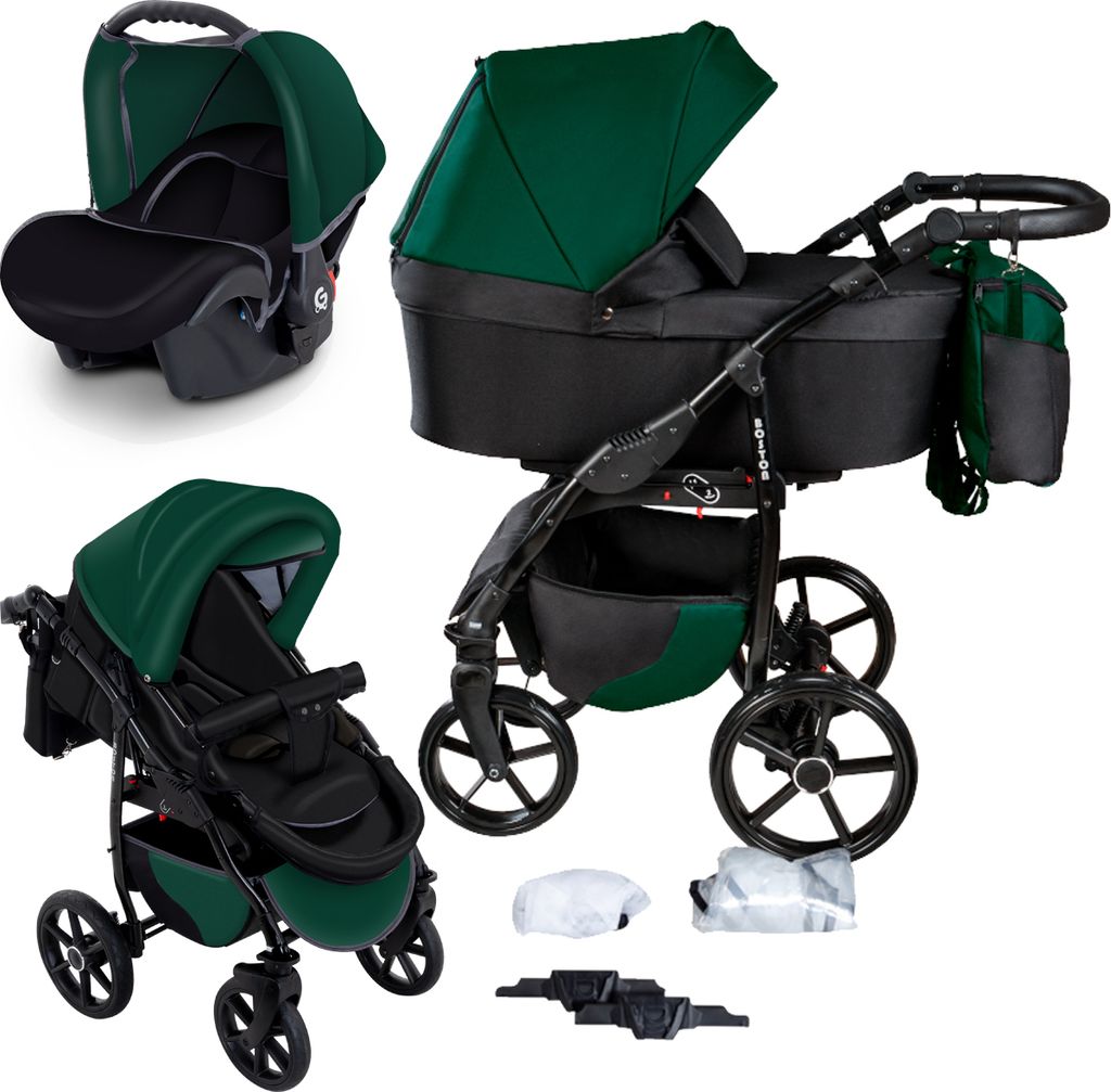 GaGaDumi Boston poussette 3 en 1 set complet avec siège Image du produit 