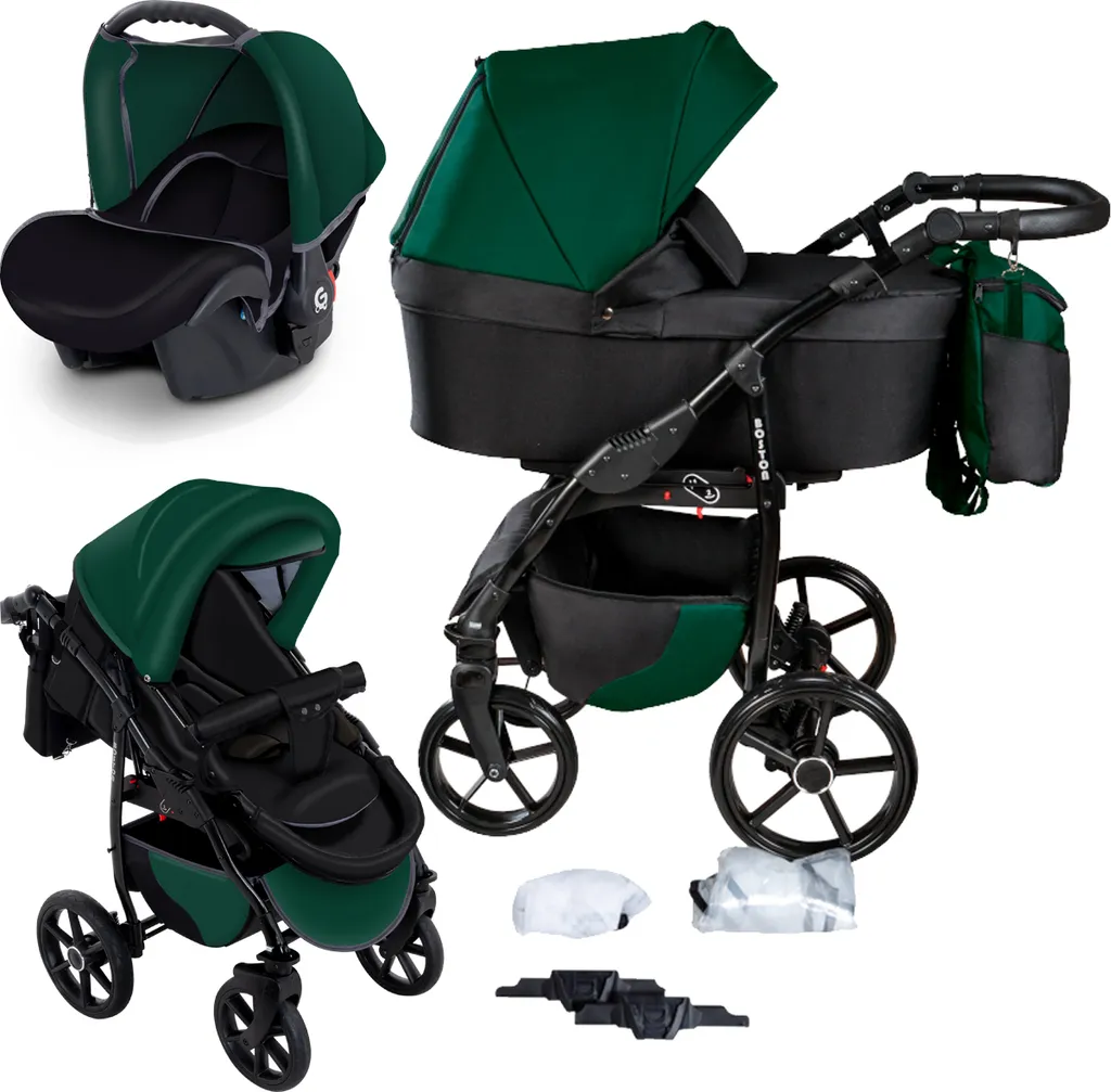 Poussette 3 en 1 confortable : fini les secousses pour votre nouveau-né