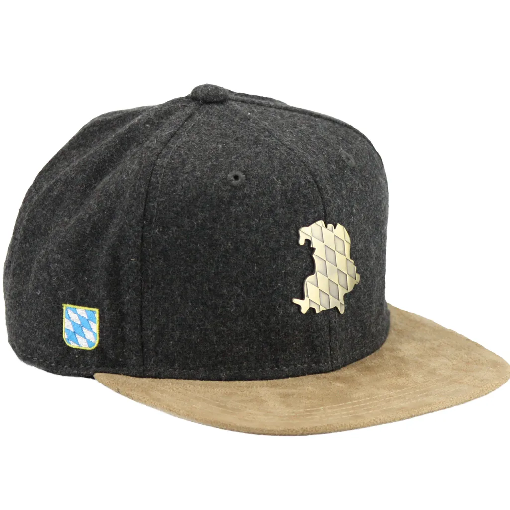 Snapback Bavarian Caps Grigio | Lifestyle Baviera Streetwear Unisex - 4