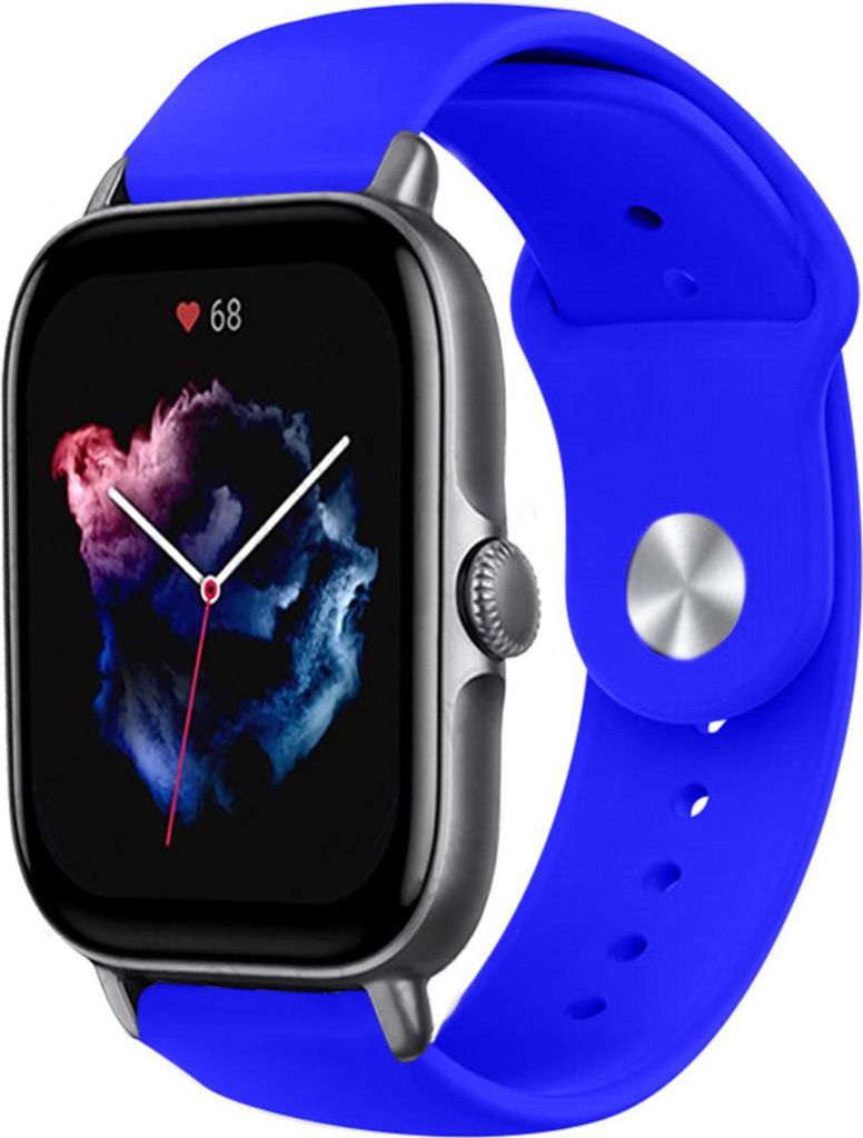 Strap-it Amazfit GTS 3 Sportarmband (Blau)