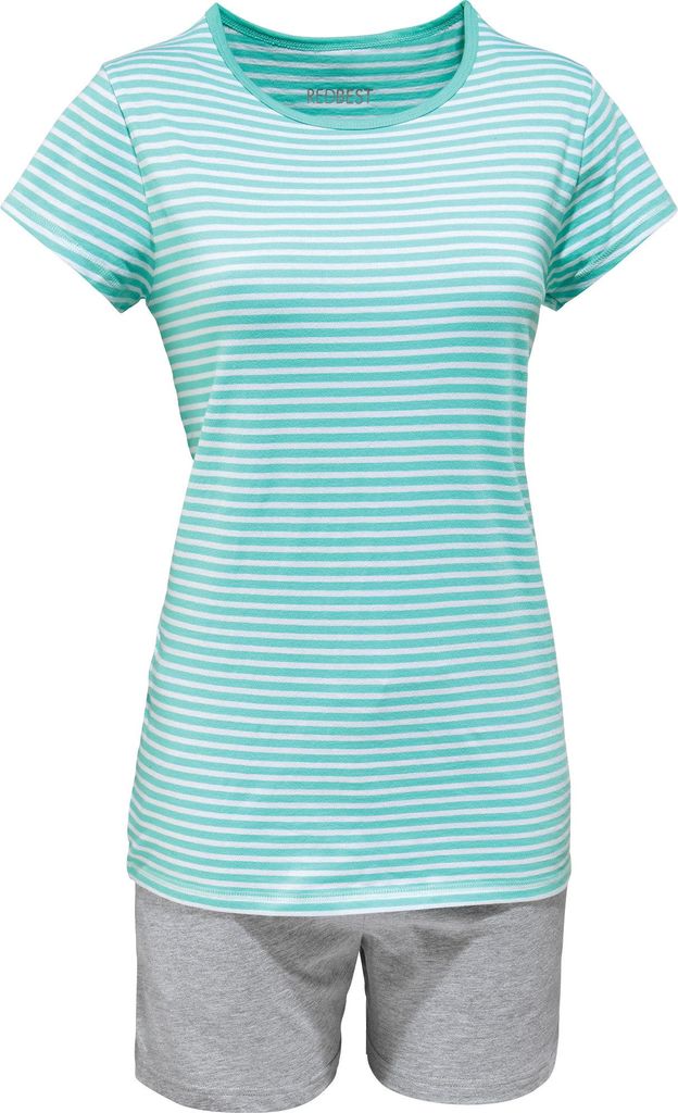 REDBEST Damen-Shorty mint/hellgrau 40