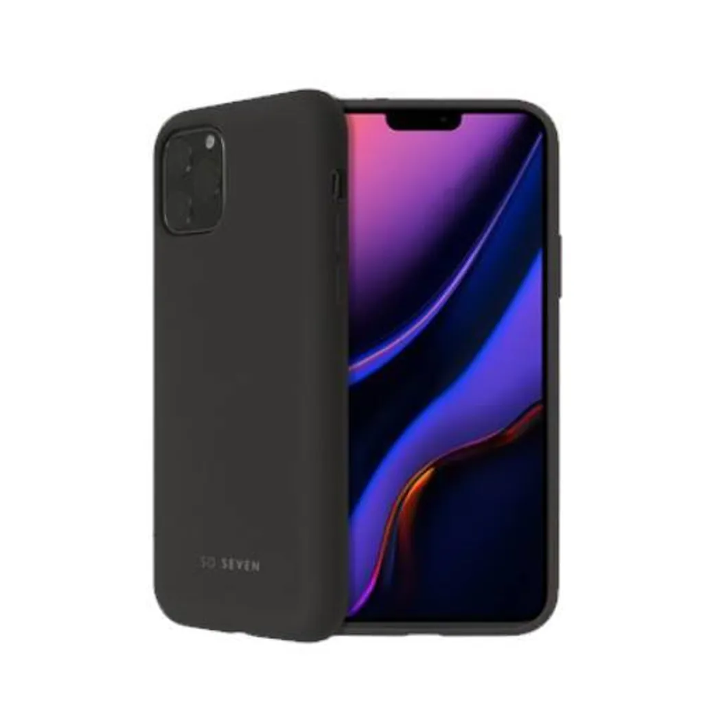 So Seven SMOOTHIE Coque iPhone 11 Pro Noire - Mat et Toucher Doux