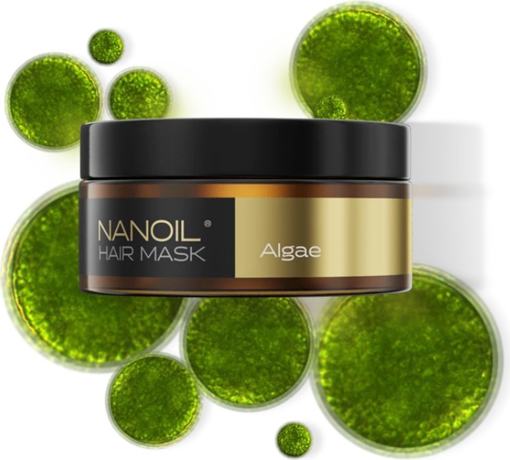 Haar maske mit Algen Nanoil Algae Hair Mask 300ml - regeneriert, spendet