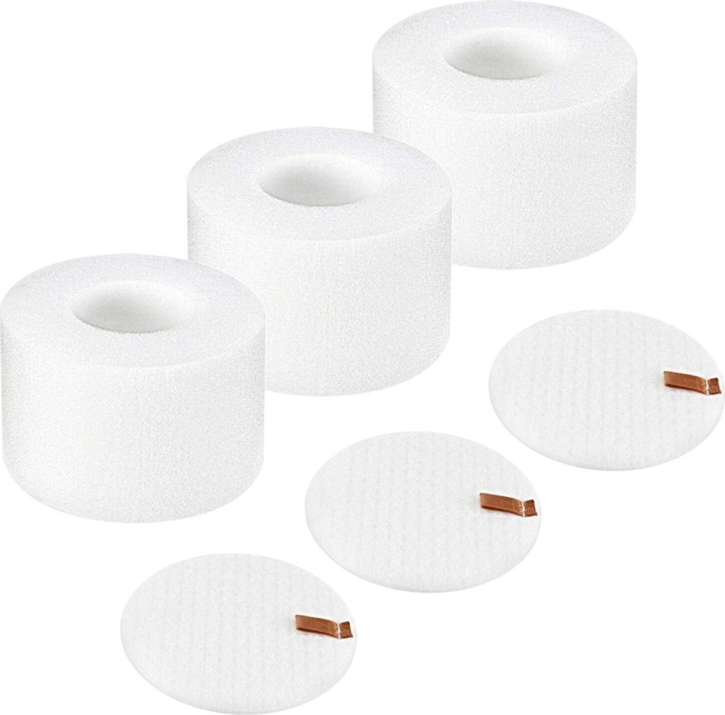 INF Ersatzfilter - 6 Stück Weiß