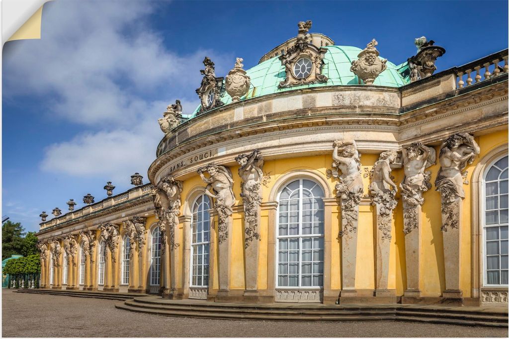 ARTland Wandbild, selbstklebend Schloss Sanssouci Größe: 60x40 cm