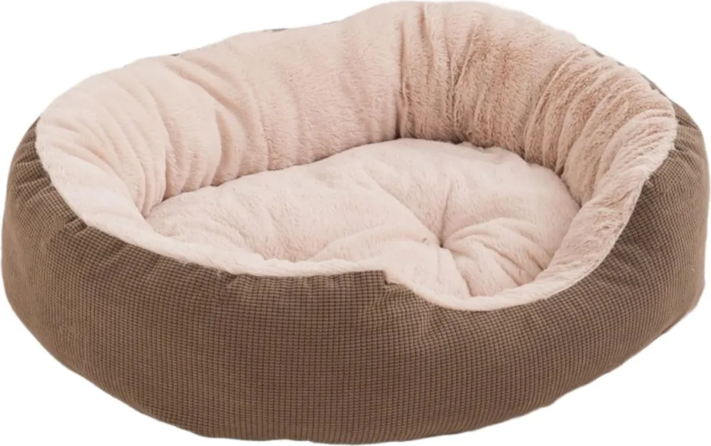 Letto Rotondo per Cani e Gatti 65cm | Cuccia Invernale Calda e Morbida