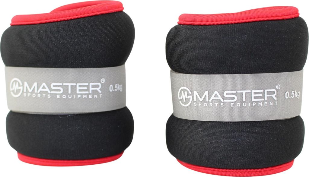 Carico fitness per polsi e gambe MASTER 2 x 0,5 kg - Immagine del prodotto 