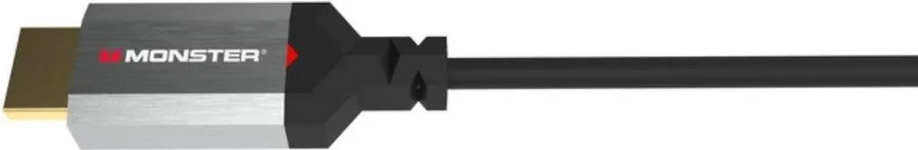 Câble HDMI Monster Essentials 4K HDR 22.5 Gbit/s de 4.6m en gris - 4