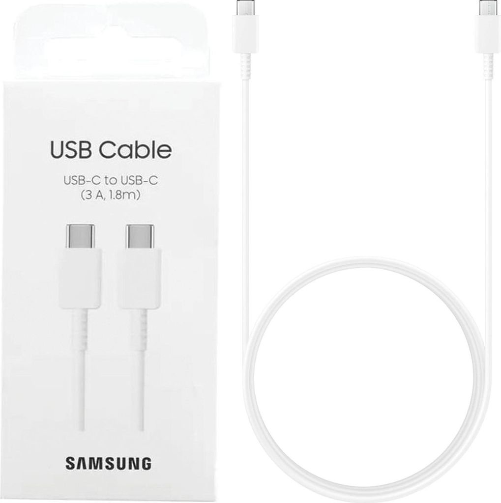 Samsung EP-DX310JWEGEU cavo USB 1,8 m USB C Bianco Immagine del prodotto 