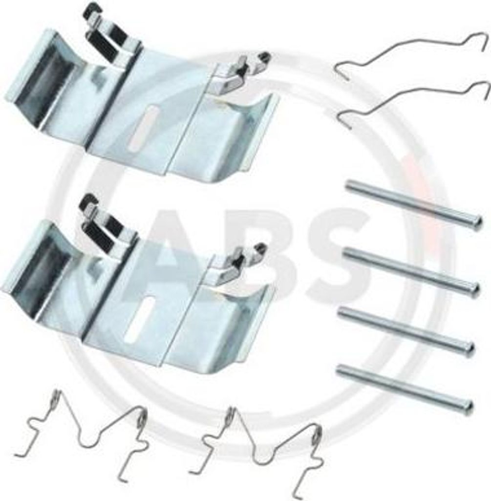 A.B.S. 1836Q Zubehörsatz, Scheibenbremsbeläge OE kompatibel mit RAV 4
