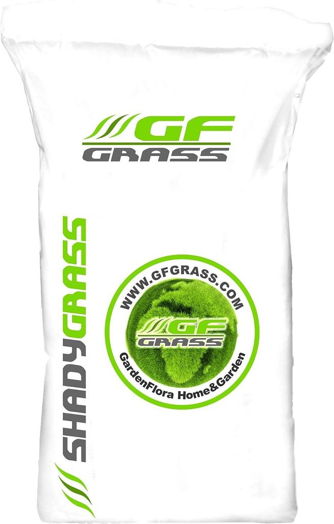 Rasensamen GF Shady Grass 20kg Schattenrasen Grassamen Rasensaat Saatgut Rasensaatgut Rasen Gras