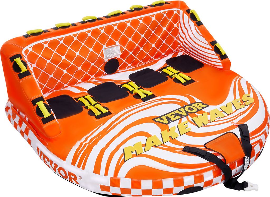 VEVOR Boating Fun Tube Set, nafukovací tažný člun pro 1-4 Obrázek produktu 