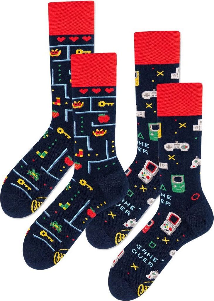 Many Mornings Herrensocken Game over dunkelblau 39-42