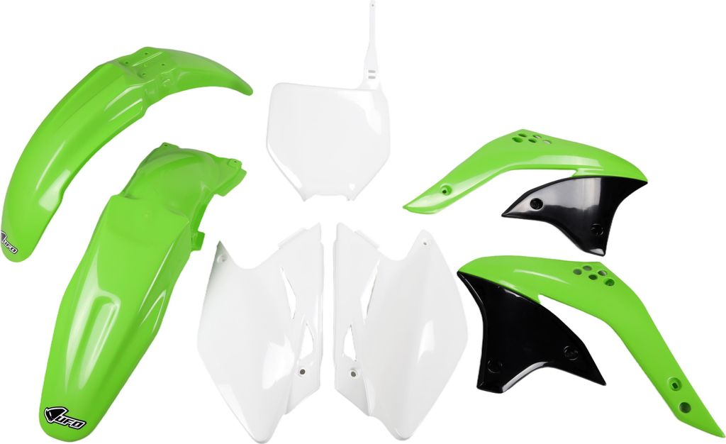 Verkleidungskit UFO PLAST 7-teilig Verkleidungssatz Kunststoff, Farbe:grün / weiß / schwarz