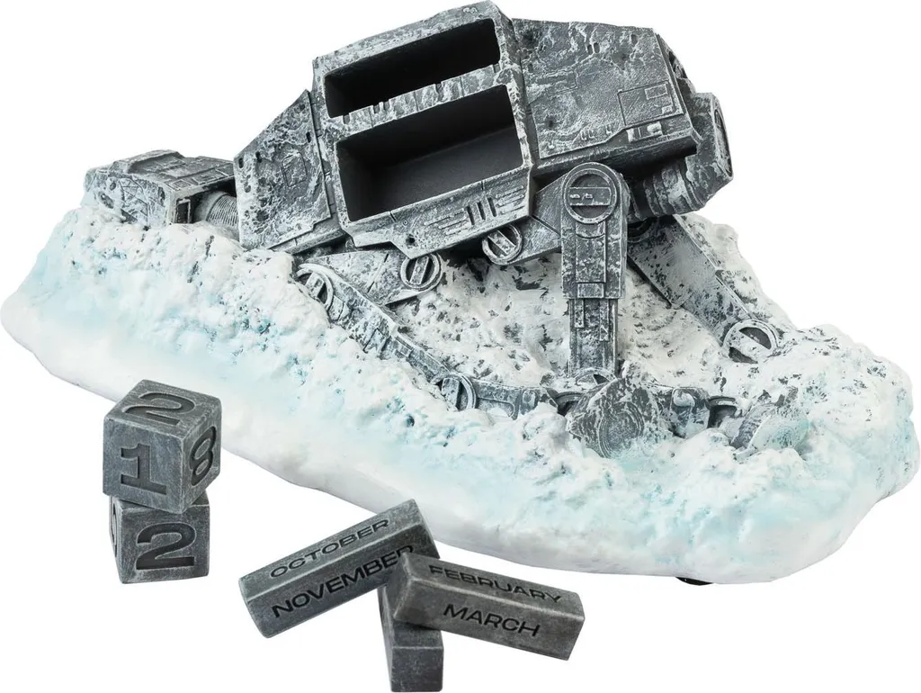 Calendrier 3D Star Wars May the Force be with you - Finition sculptée Premium