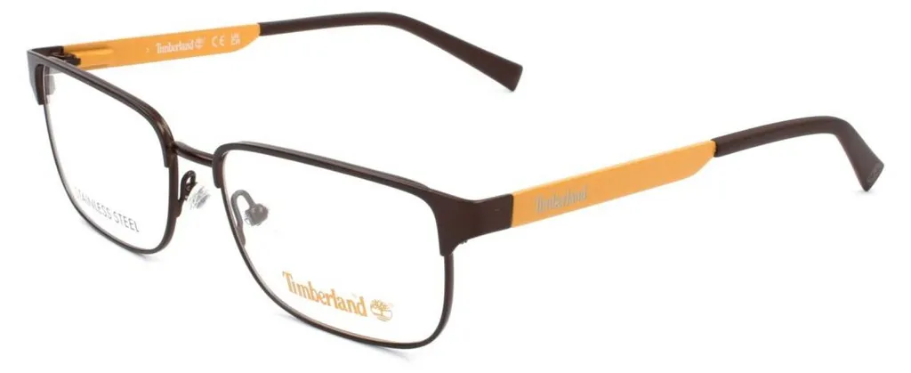 Lunettes de Vue Timberland TB1829 Brun Mat Finition Haute Résistance