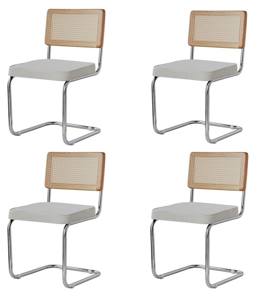 4er Set Besucherstuhl,Konferenzstühle,Freischwinger stühle,Bürostühle,Esszimmerstuhl,Geeignet für Konferenzraum/Wartezimmer/Büro/Re...