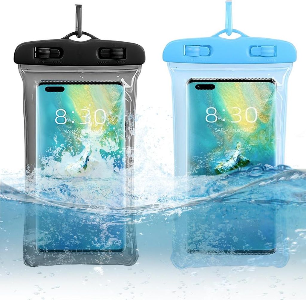 Wasserdichte Smartphonehülle IPX8 Unterwasserhülle für iPhone 15 Pro Max 14 Pro 13 12 Galaxy S24 S23 Ultra
