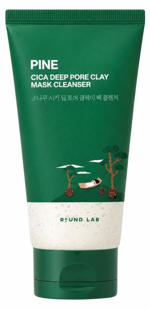 Round Lab - Pine Cica Deep Pore Clay Mask Cleanser, 150ml