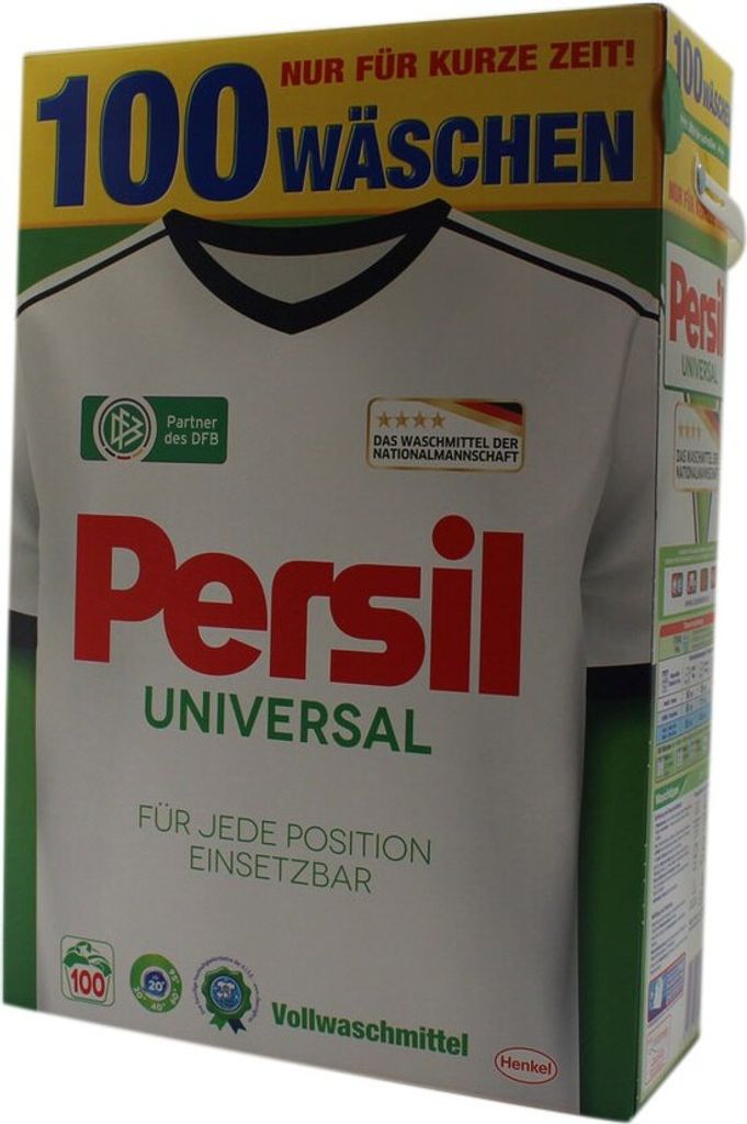 Persil Universal Pulver Waschmittel 100 Waschladungen Produktbild 9