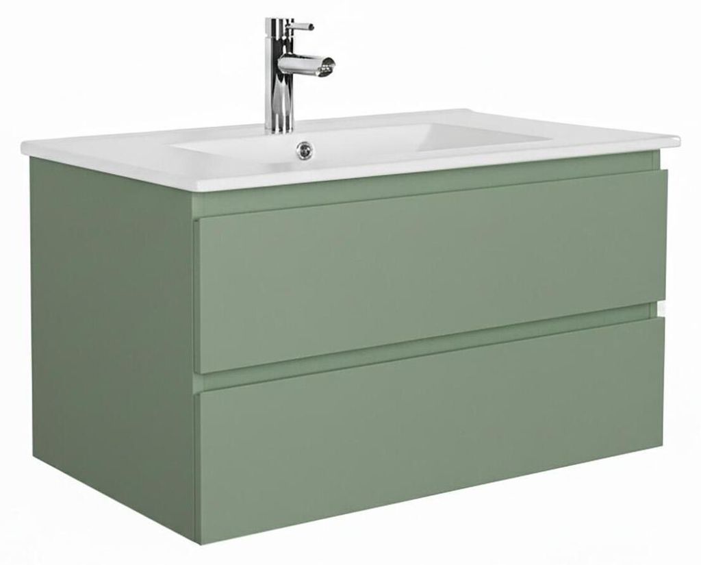 SORRENTO Waschtisch hängend 80cm Keramik-Becken
