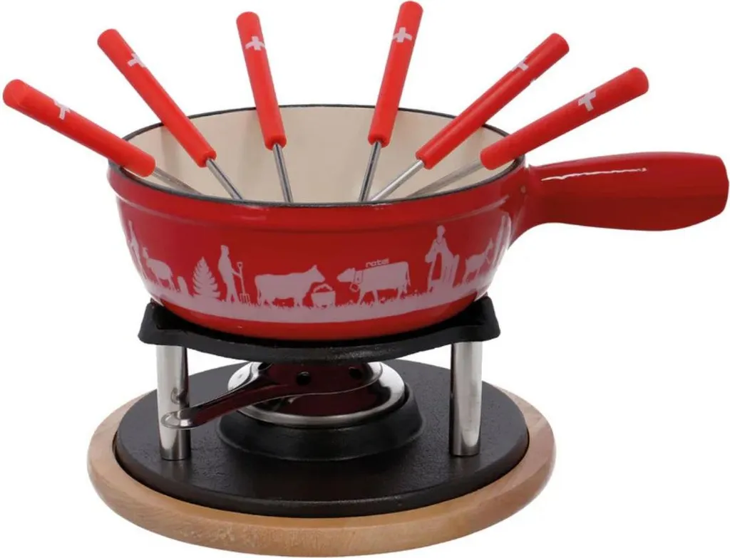 Appareil à fondue savoyarde Rotel Swiss Tradition avec 6 fourchettes