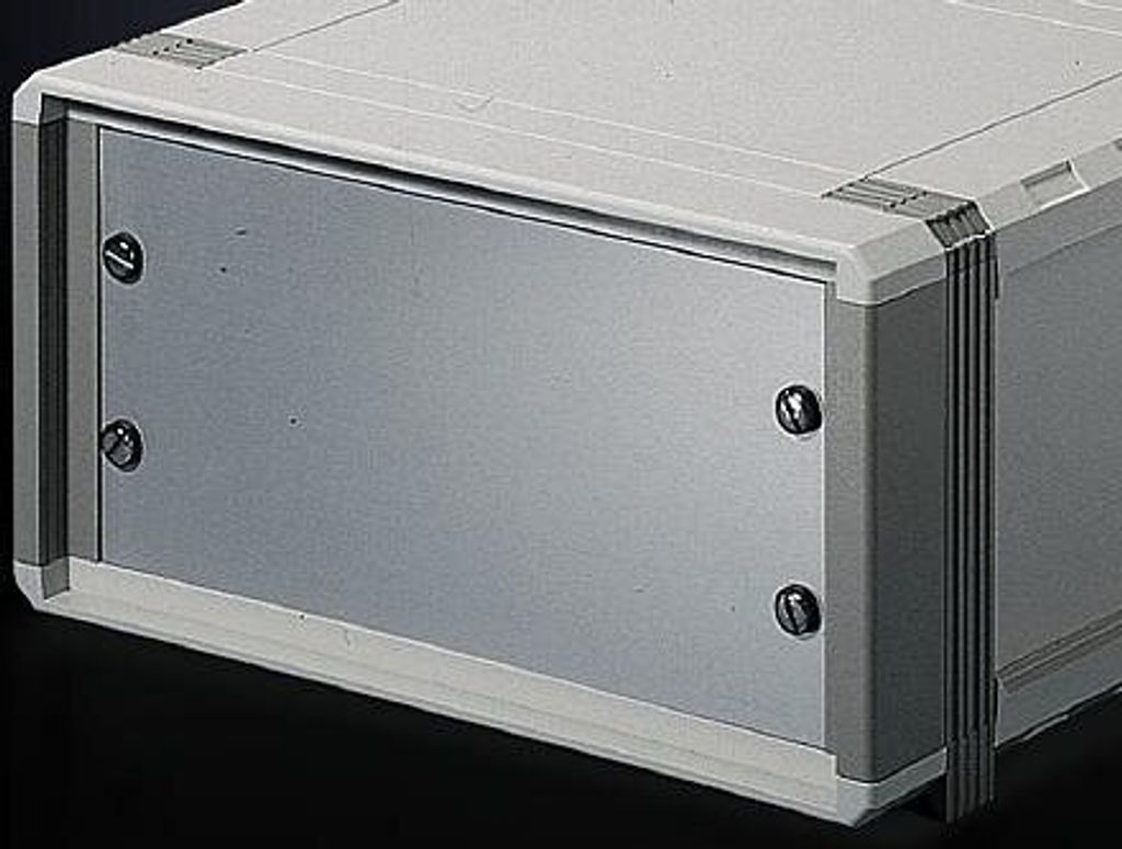 Rittal Blindplatten 1HE Aluminium 3 Stück