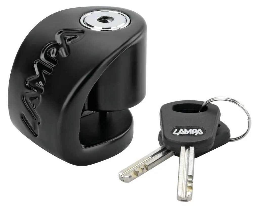 Bloque-disque universel Lampa Stone XS avec axe de 5,5 mm en Acier Noir