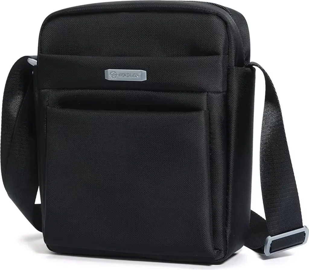 Sac banane homme pour voyage et ville Boiseen Ademar Noir KP35743