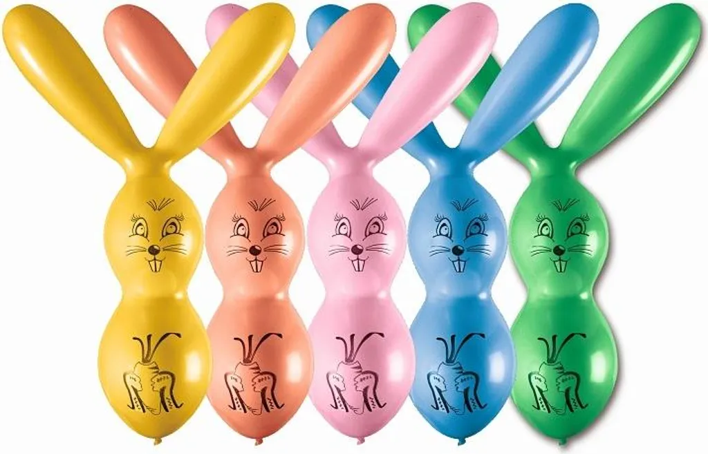 Ballon lapin multicolore durable, la solution pour une déco de fête réussie