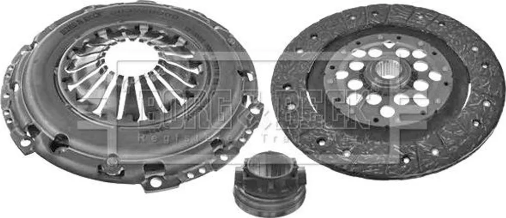 Remplacement kit embrayage OE BORG & BECK HK2163 Audi A4 8E - Fiable