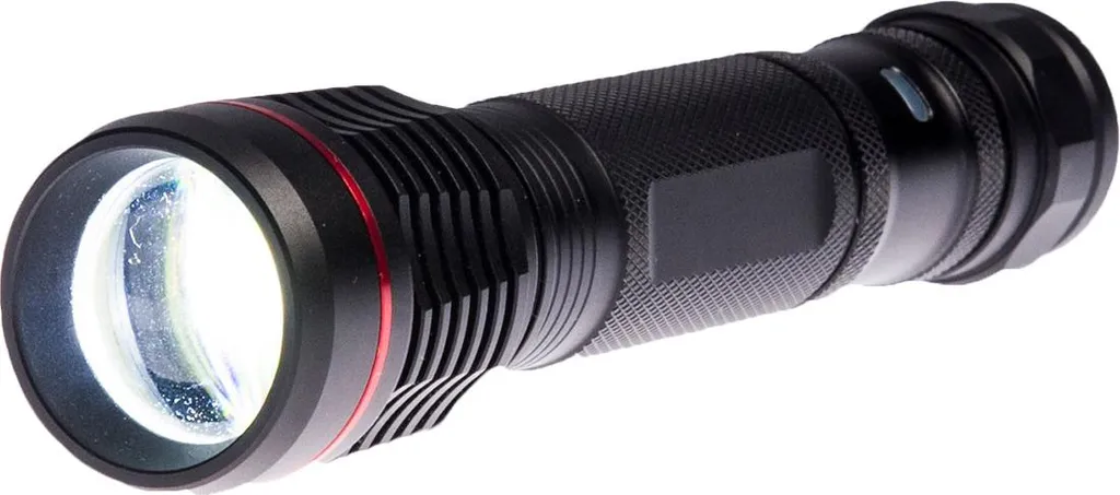 Torche Rechargeable USB Noire Portwest PA54 - Éclairage LED Compact