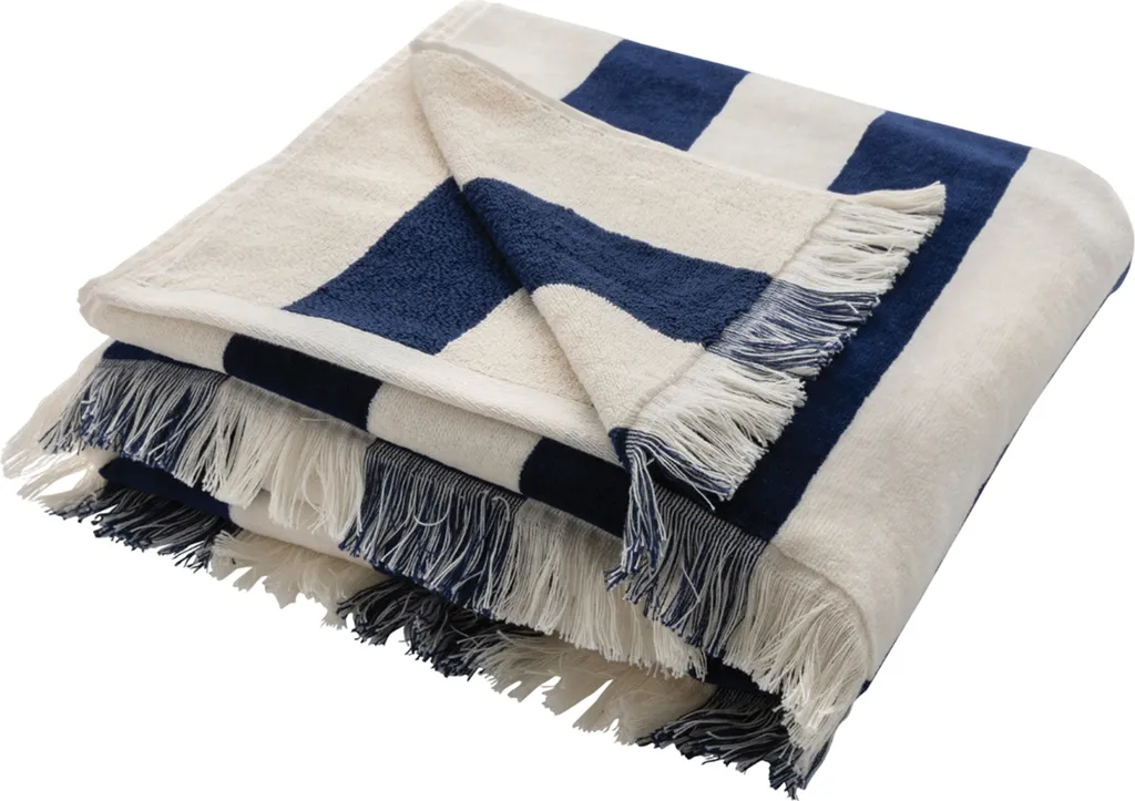 Ukiyo - Asciugamano da bagno "Yukari AWARE Deluxe" XD219 (taglia unica) (blu navy)