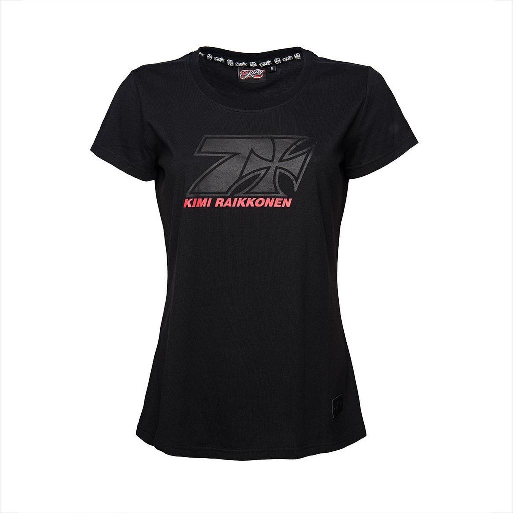 WCC West Coast Choppers Female Shirt Kimi Raikkönen Cross Seven Black-XS