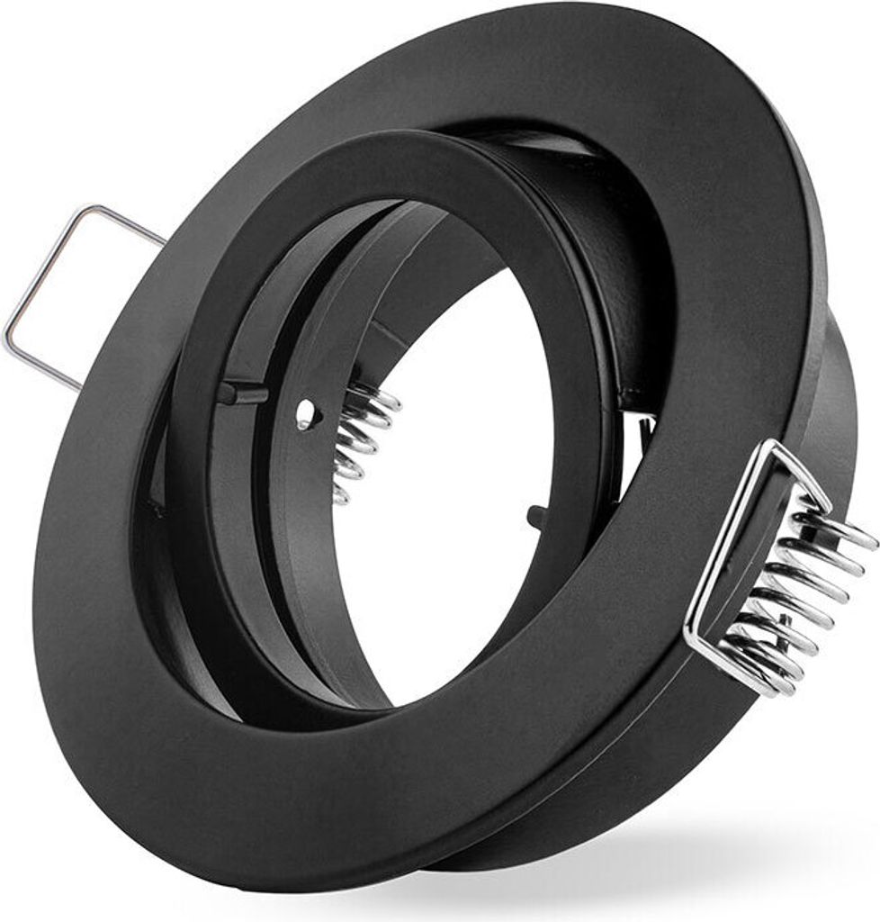 Einbaustrahler Schwarz schwenkbar 68mm max. 50W Bajonettverschluss