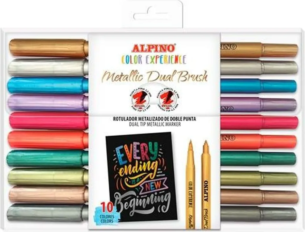 Alpino Color Experience 10 Pennarelli Doppia Punta per Bullet Journal