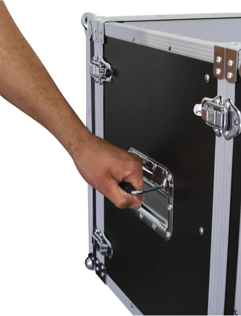 Rack d'effets pour sonorisation 10U - Valise de transport DD 38cm Noire - 4
