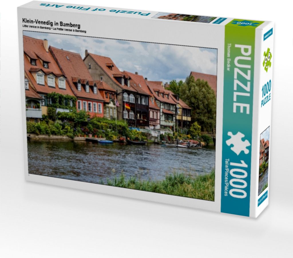 Calvendo Klein-Venedig in Bamberg 1000 Teile Puzzle quer 640x480mm, Becker Thomas; 7329434