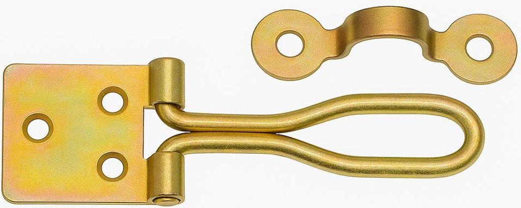 Drahtüberfalle Überfalle 90 / 30 Überfallscharniere Verschluss mit Öse Verzinkt