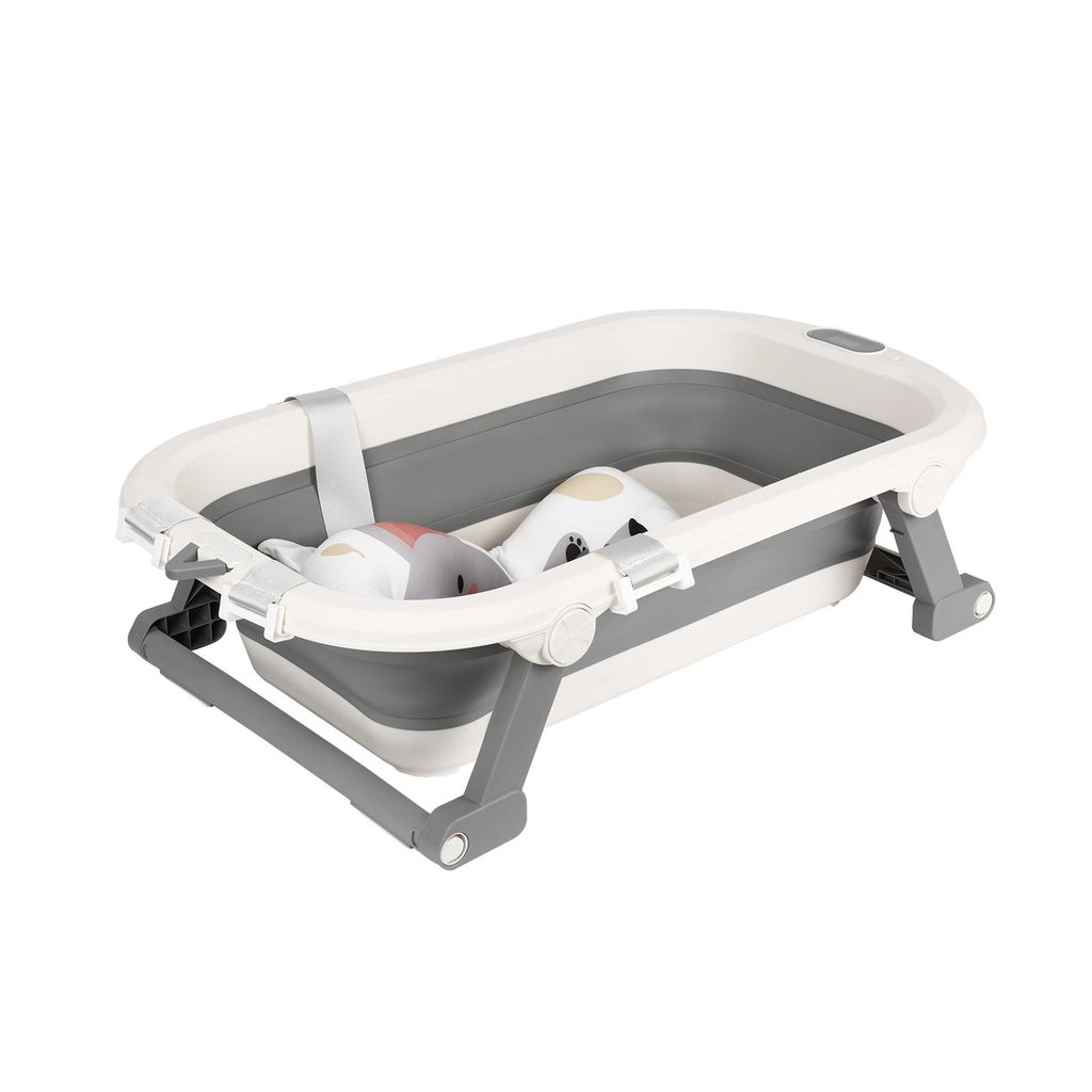 Baignoire pour bébé Pliable avec thermomètre et coussin de Image du produit 