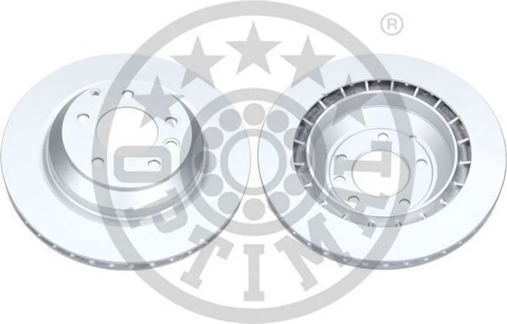 Disques de frein arrière pour VW Touareg 7L - Kit de 2 OPTIMAL BS-8900C