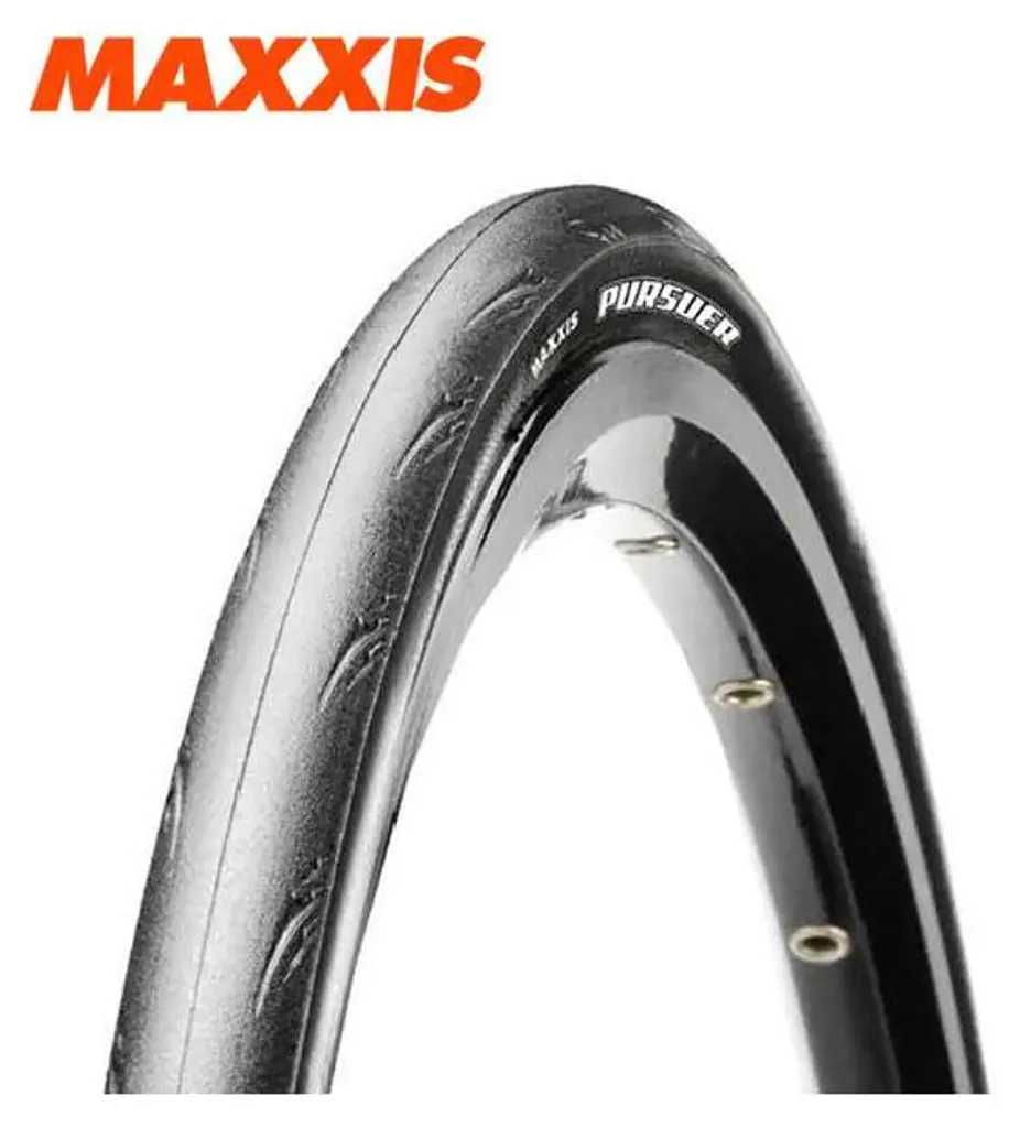 Pneu Maxxis Pursuer 700x25C idéal entraînement route et cyclosportif noir - 4